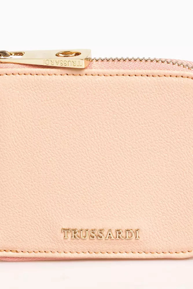 Pink Leather Women Wallet