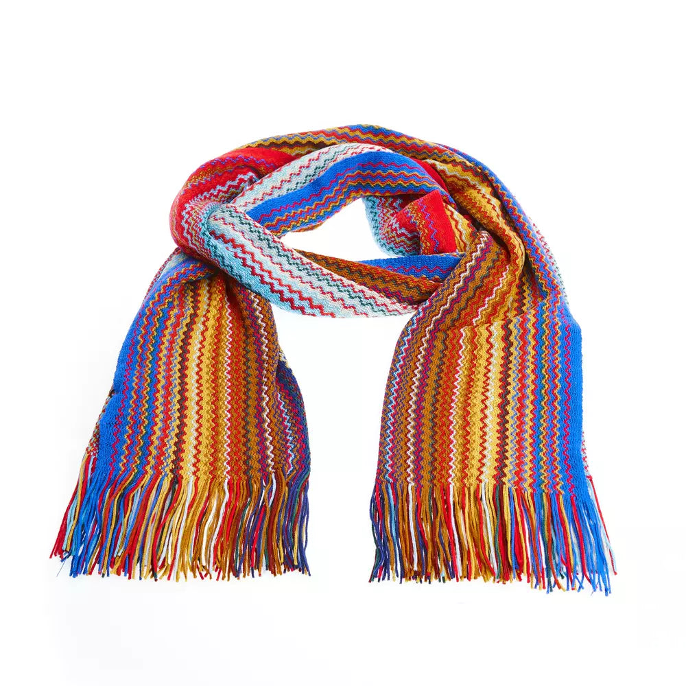 Multicolor Wool Women Scarf