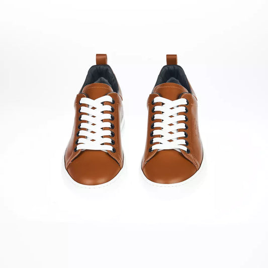 Brown Leather Men Sneaker