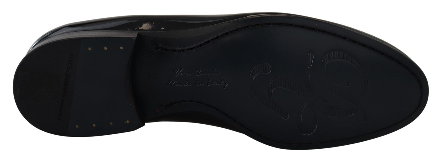 Elegant Patent Leather Slipper Loafers