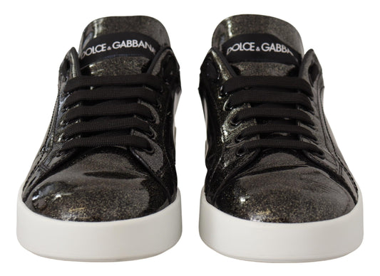 Chic Portofino Patent Leather Sneakers