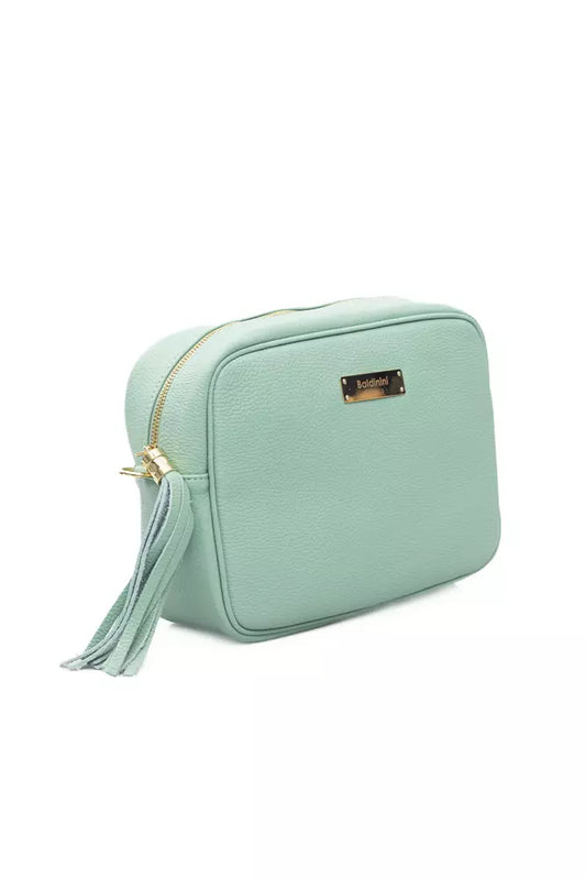 Green Leather Women Shoulder Bag