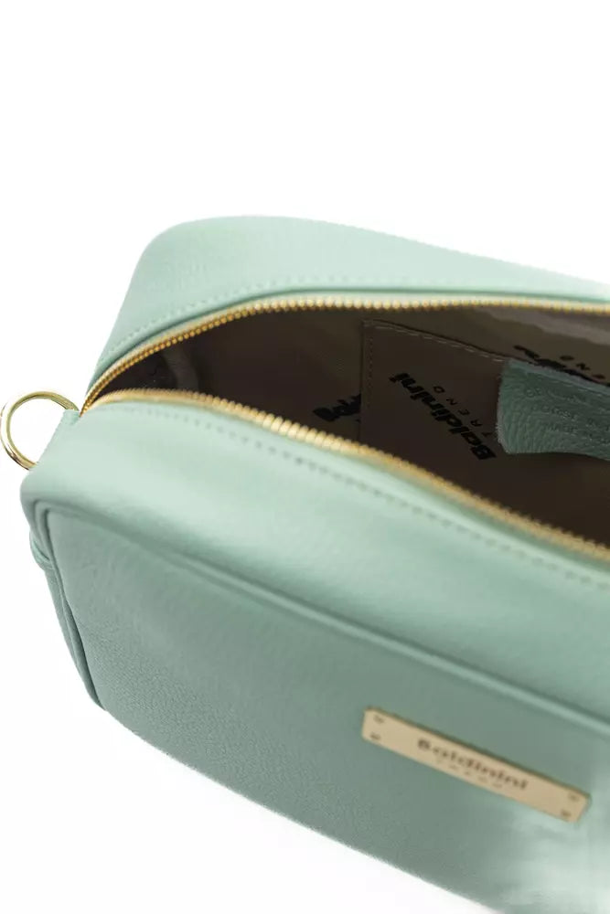 Green Leather Women Shoulder Bag