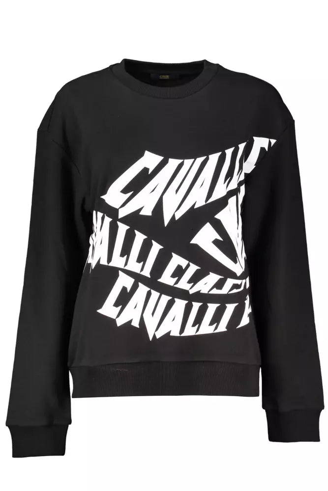 Black Cotton Women Sweater
