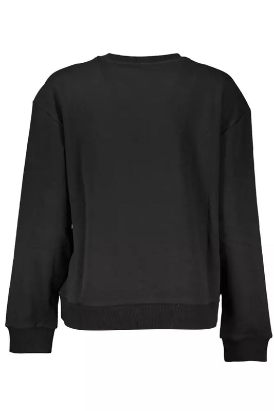 Black Cotton Women Sweater