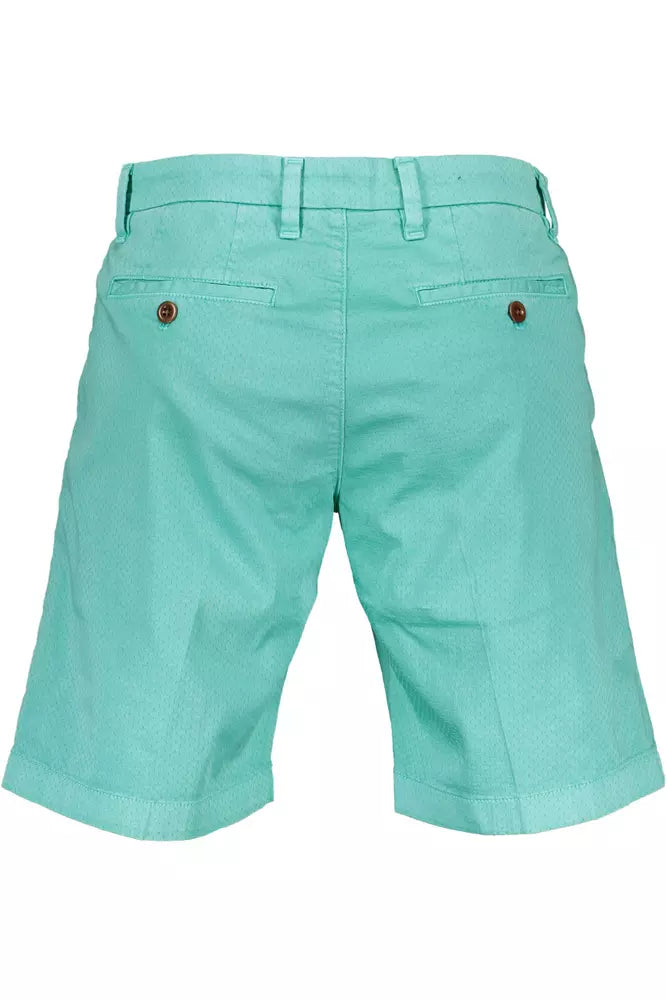 Green Cotton Men Pant