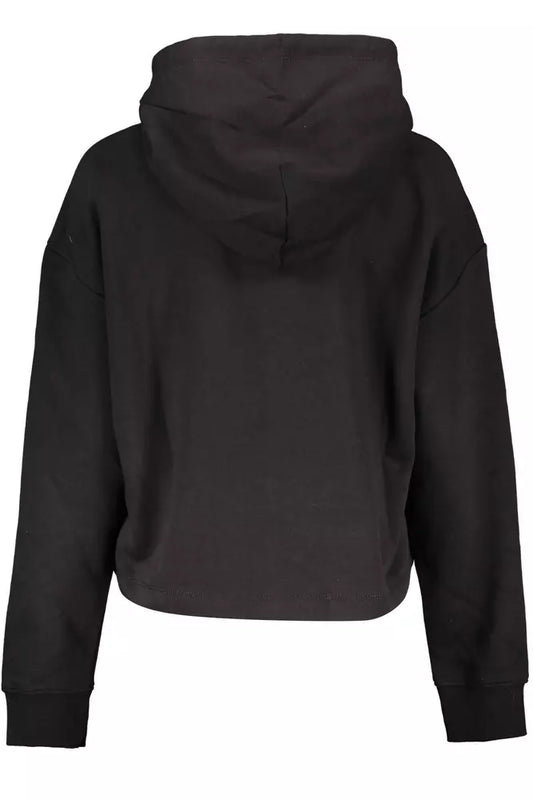 Black Cotton Women Sweater