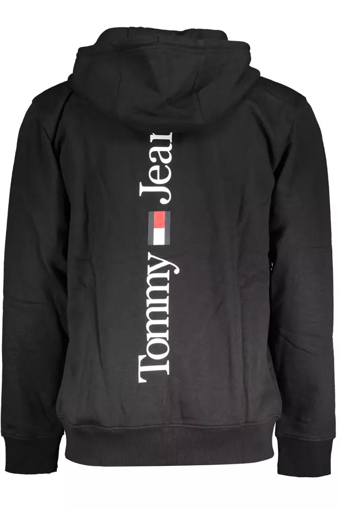 Black Cotton Men Sweater