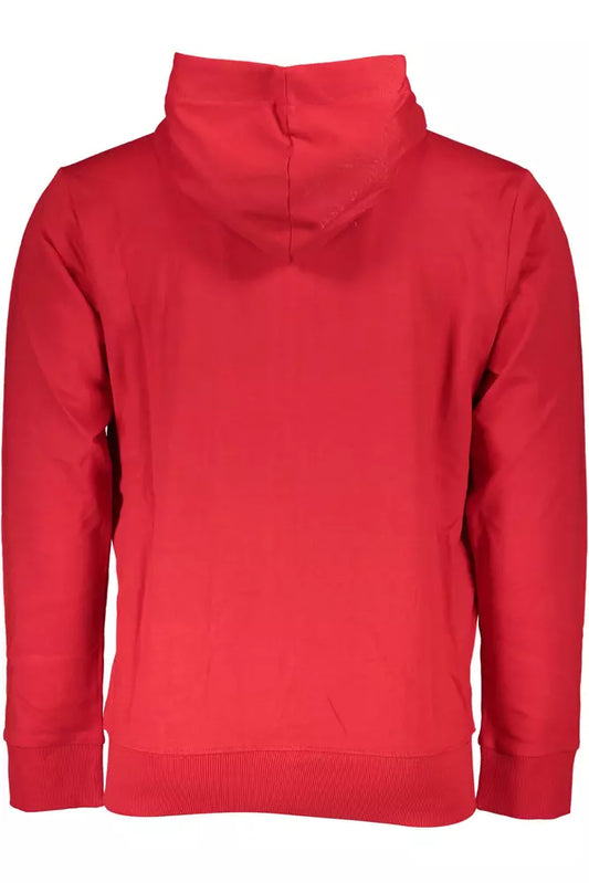Red Cotton Men Sweater