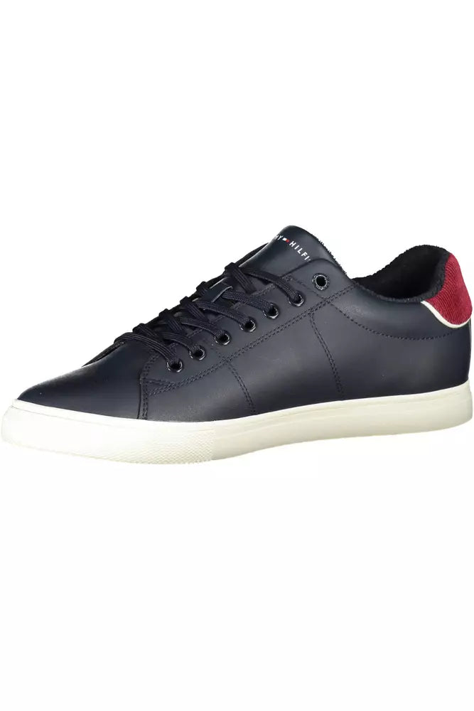 Blue Polyethylene Men Sneaker