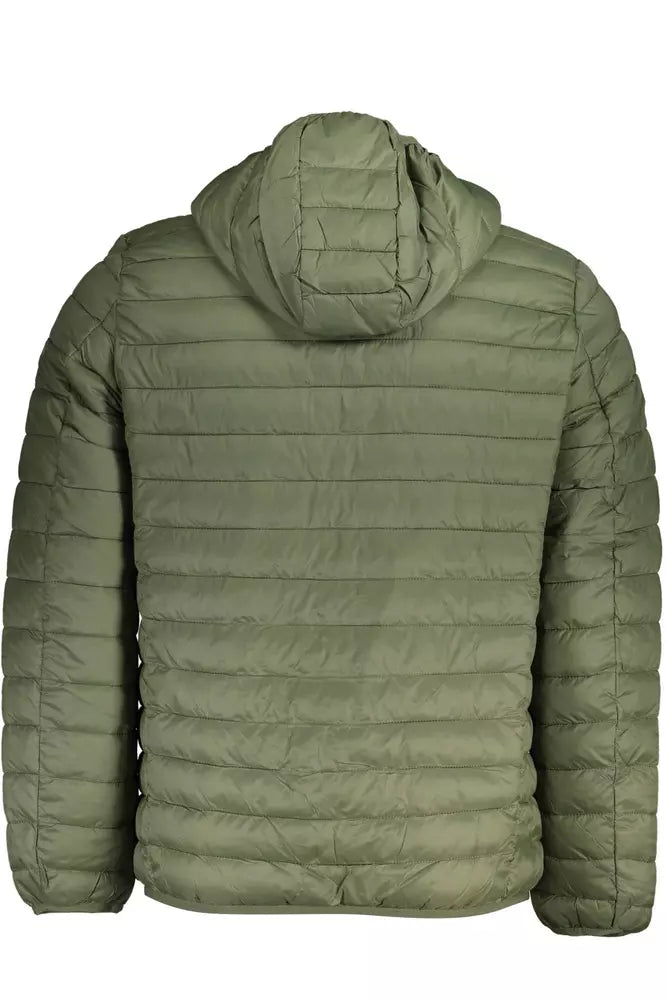 Green Polyamide Men Jacket