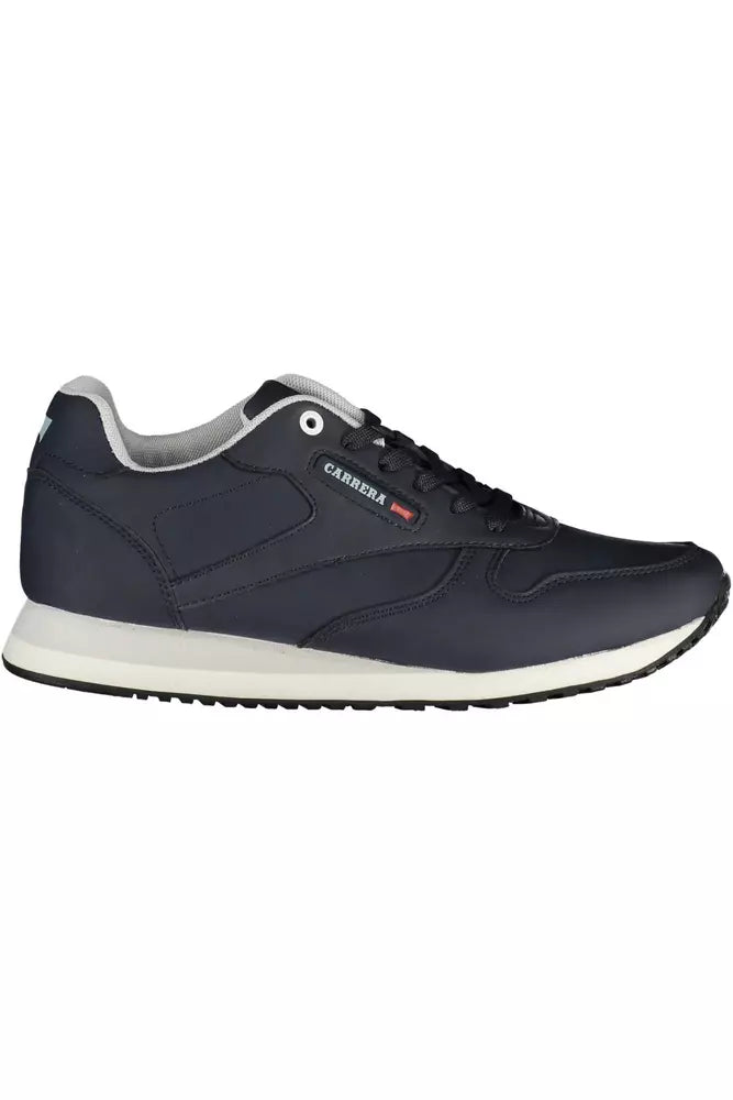 Blue Polyethylene Men Sneaker