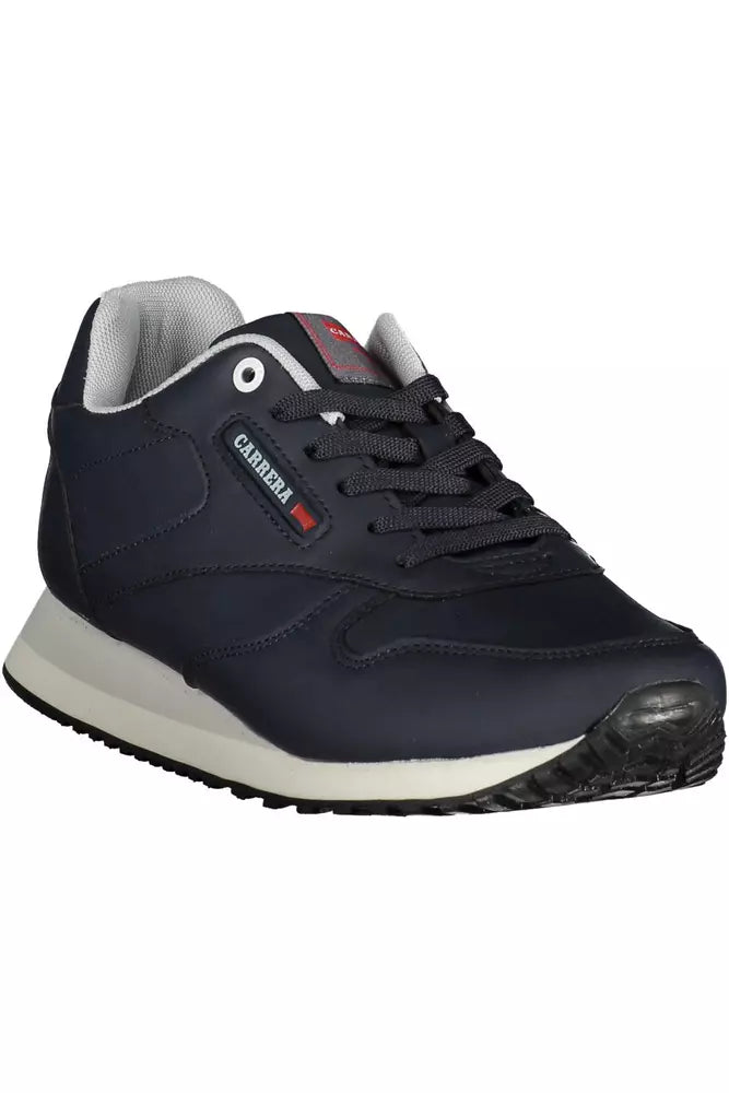 Blue Polyethylene Men Sneaker