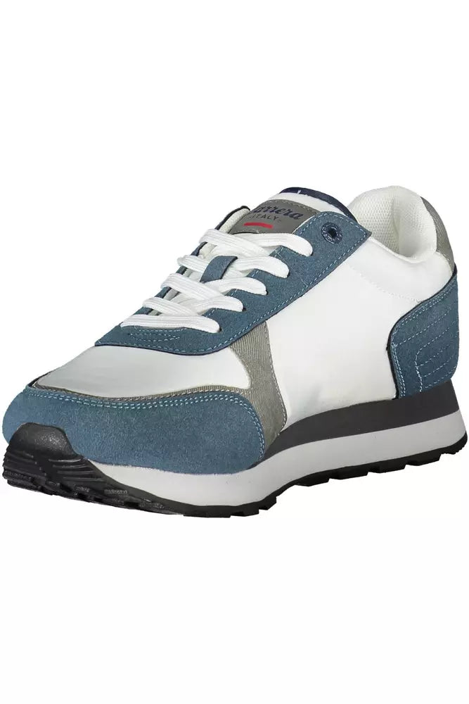 White Polyethylene Men Sneaker