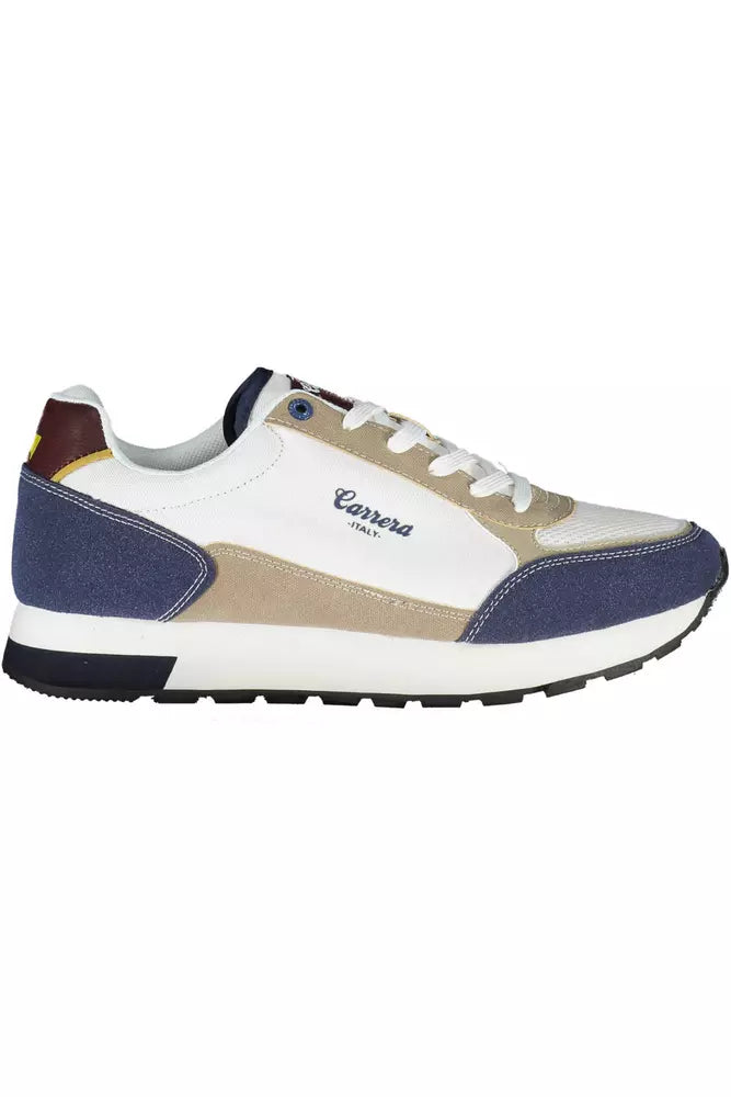 White Eco Leather Men Sneaker