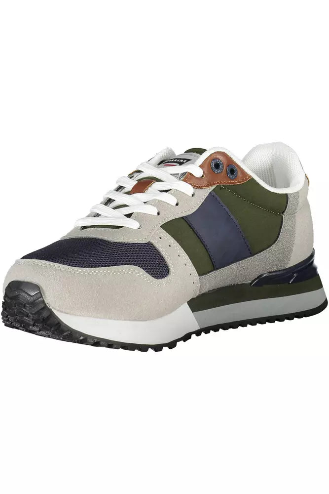 Gray Polyethylene Men Sneaker