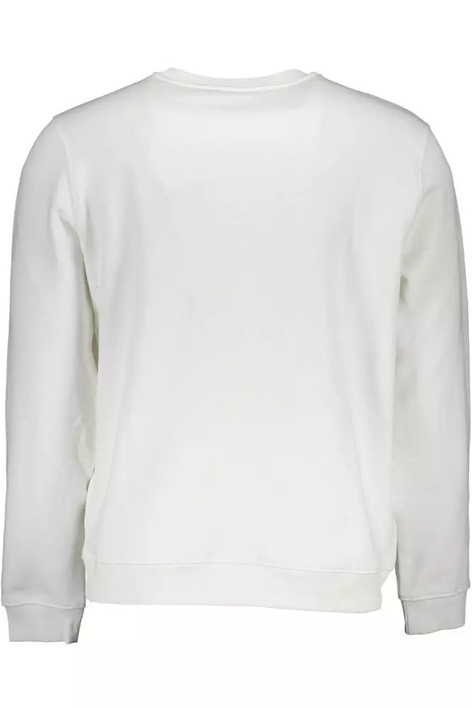 White Cotton Men Sweater