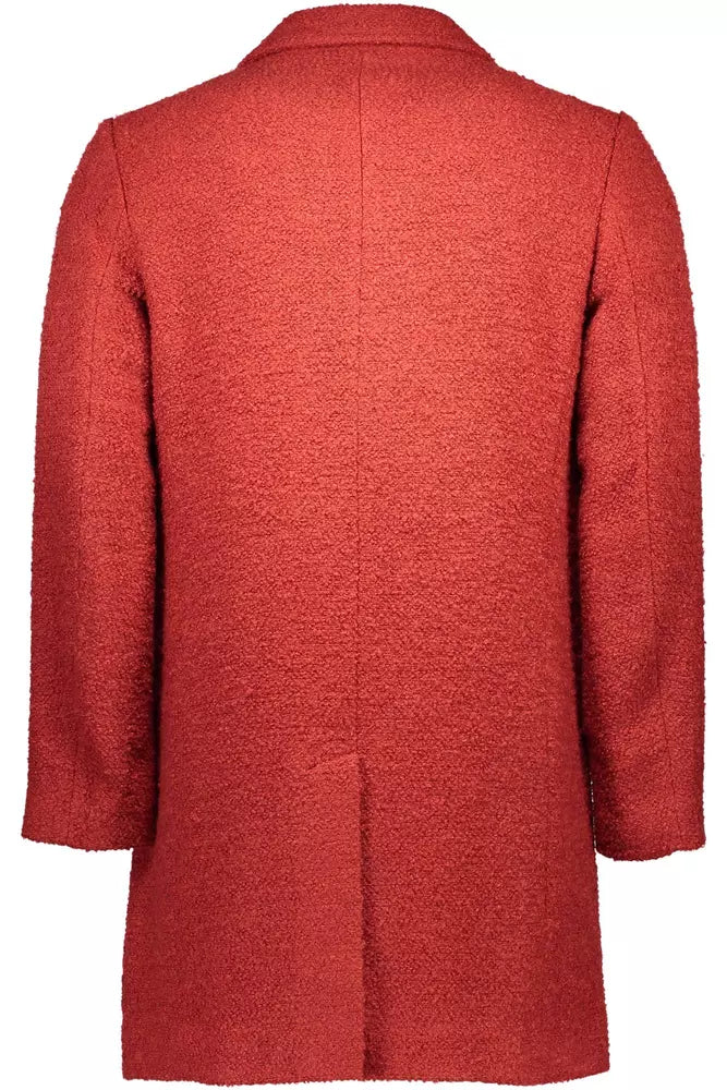 Red Wool Men Jacket