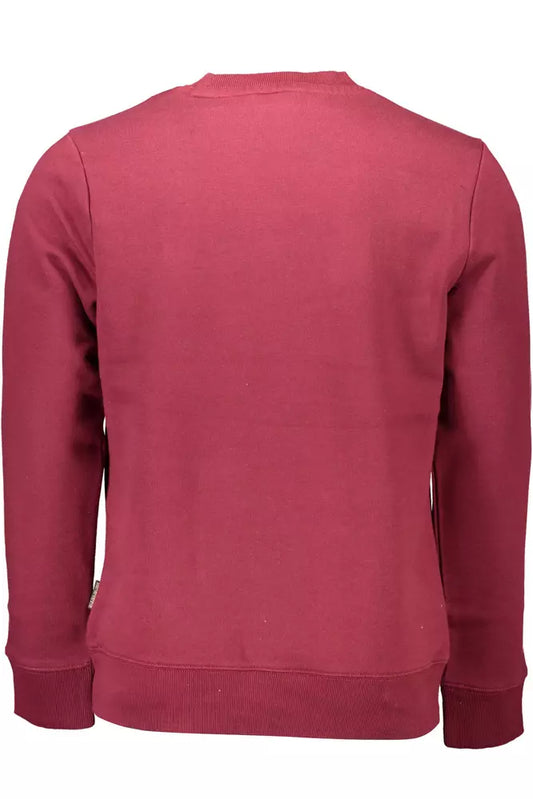 Red Cotton Men Sweater
