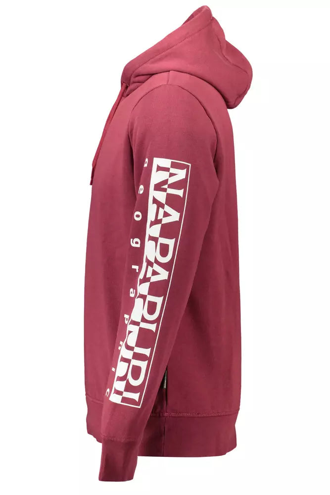 Red Cotton Men Sweater