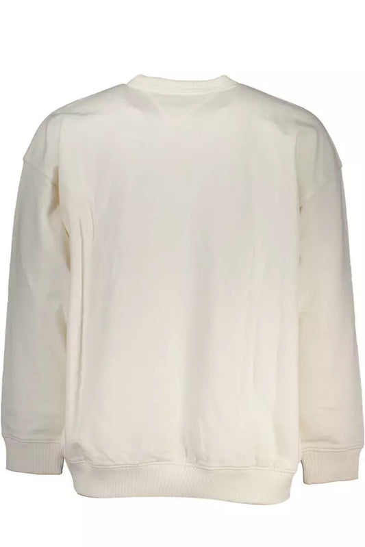 White Cotton Men Sweater