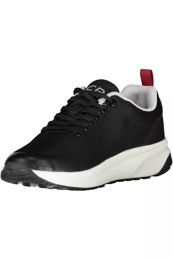 Black Polyethylene Men Sneaker