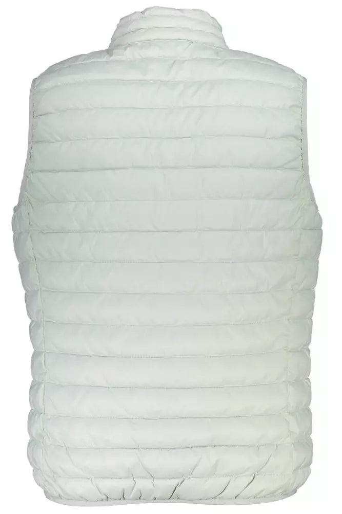 Gray Polyester Men Jacket