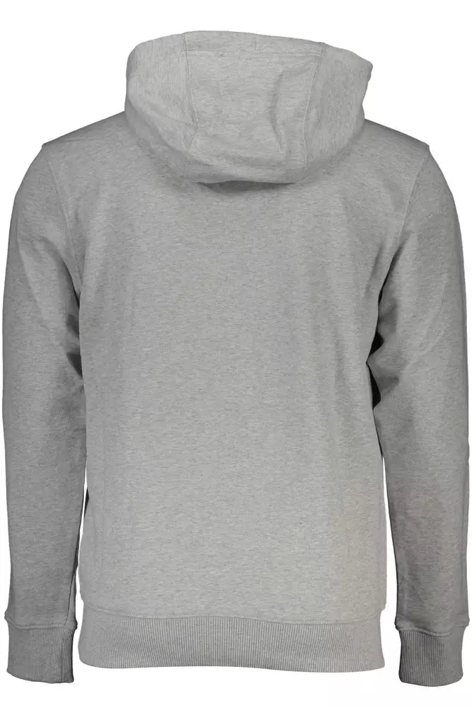Gray Cotton Men Sweater