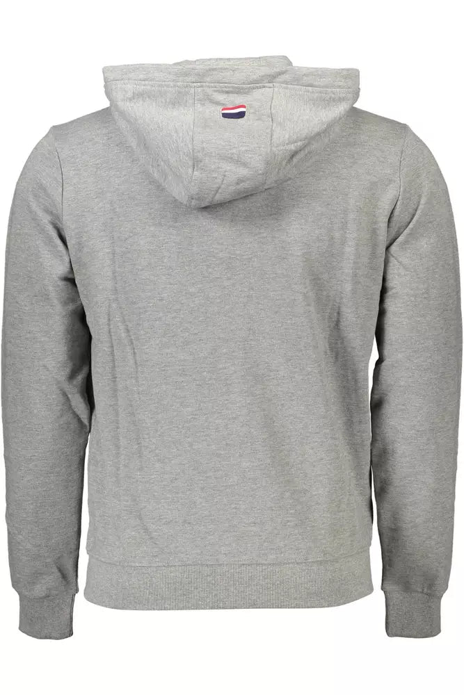 Gray Cotton Men Sweater
