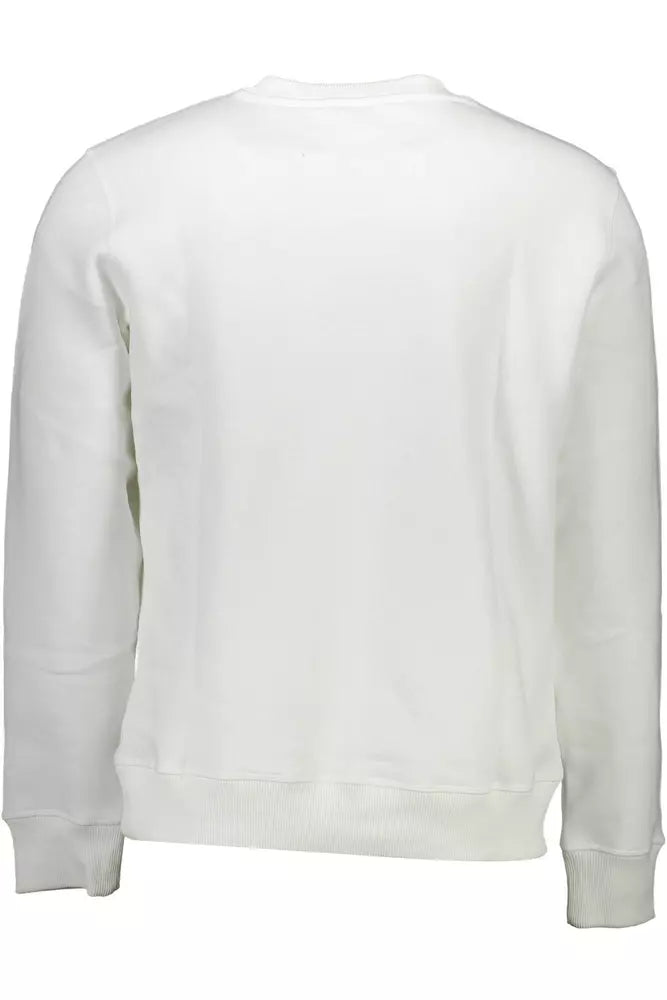 White Cotton Men Sweater