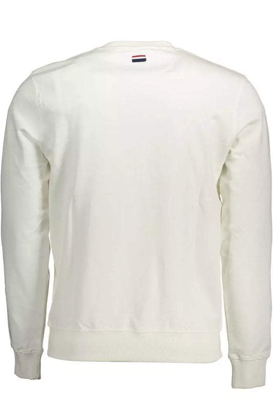 White Cotton Men Sweater