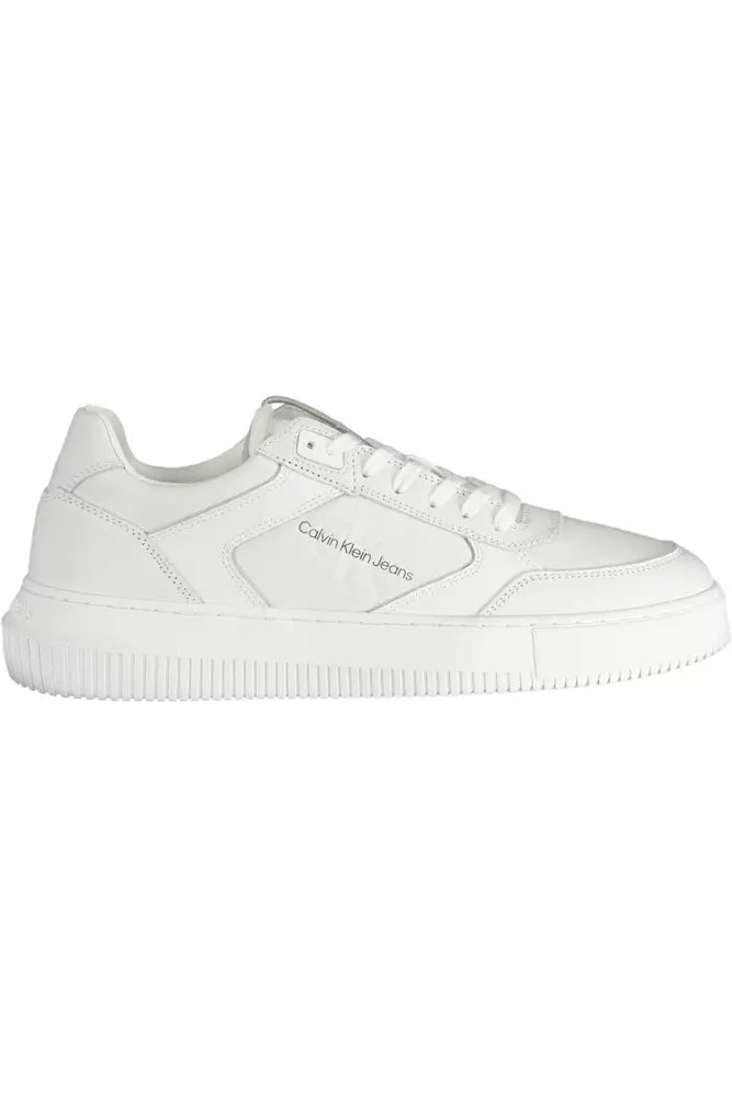 White Leather Men Sneaker
