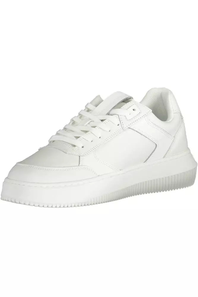 White Leather Men Sneaker
