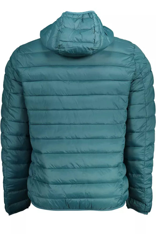 Green Polyamide Men Jacket