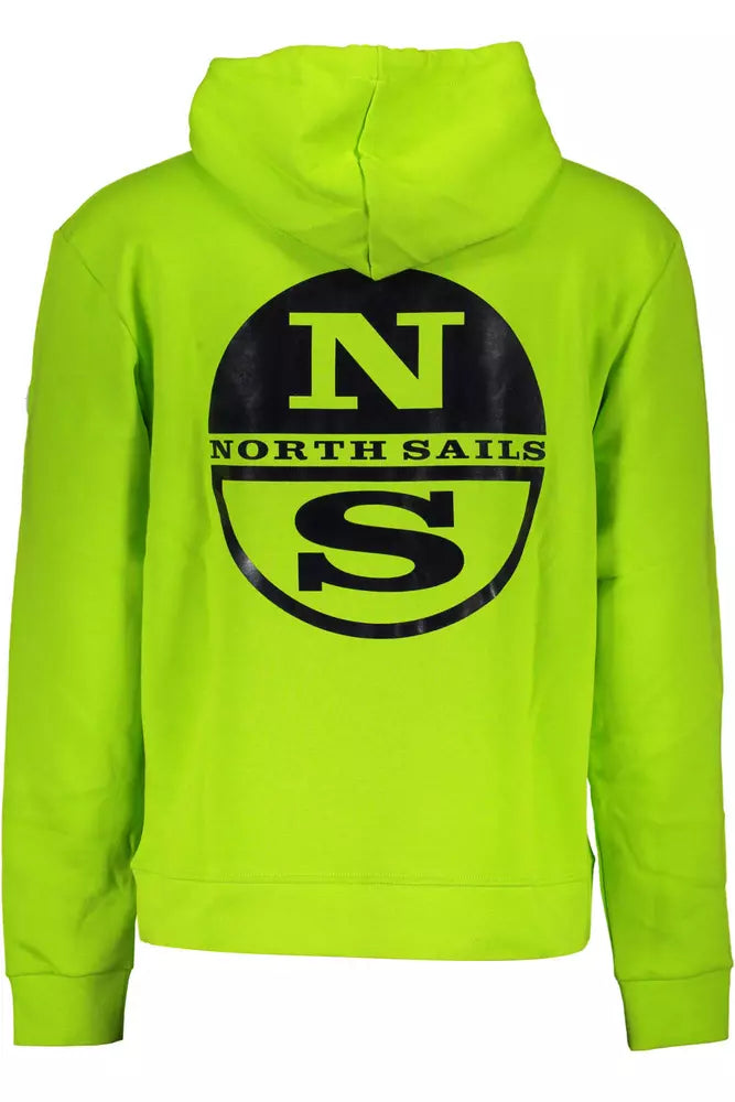 Green Cotton Men Sweater