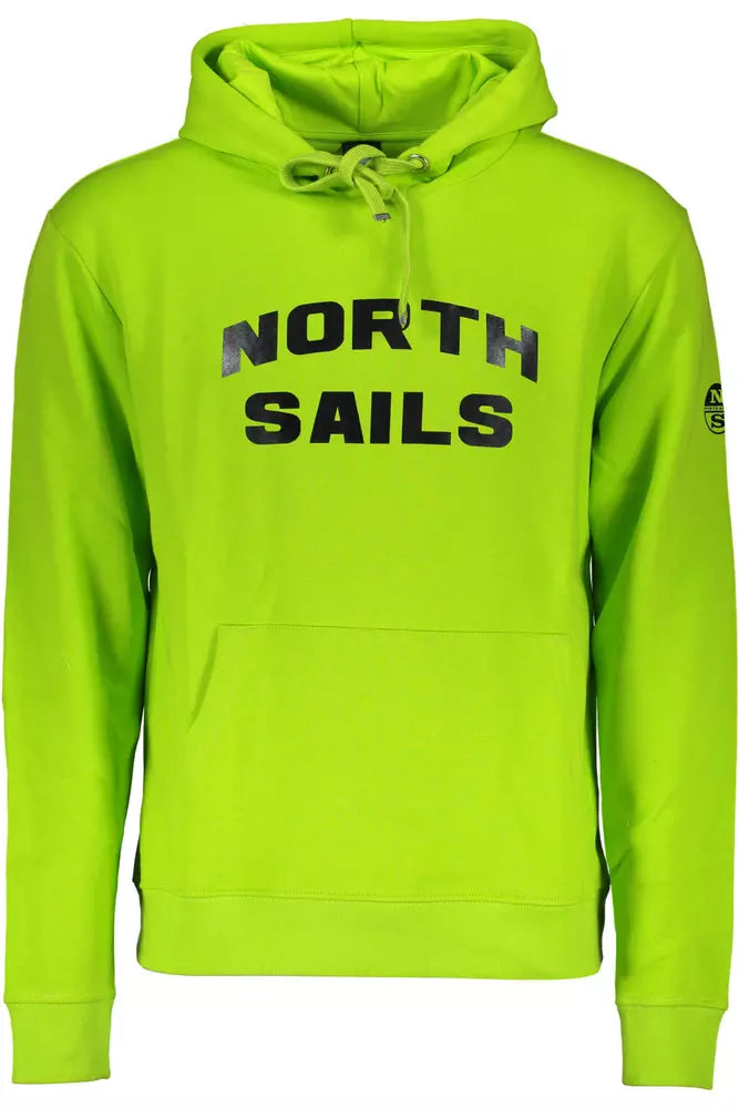 Green Cotton Men Sweater