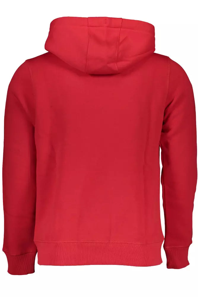 Red Cotton Mens Sweater