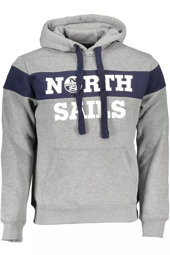 Gray Cotton Men Sweater