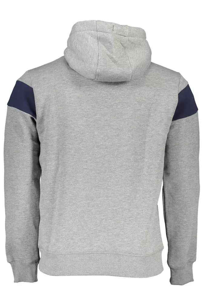 Gray Cotton Men Sweater