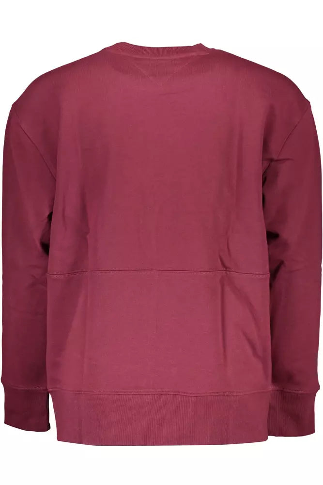Purple Cotton Men Sweater
