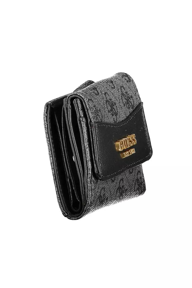 Black Polyethylene Women Wallet
