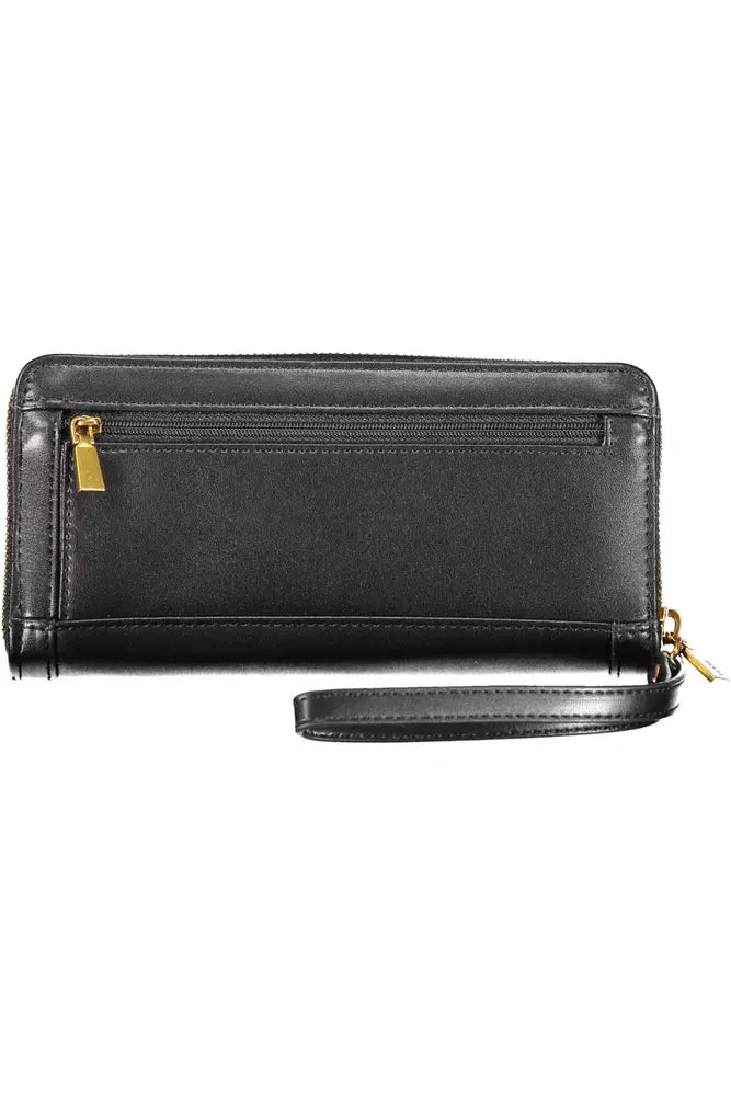 Black Polyethylene Women Wallet
