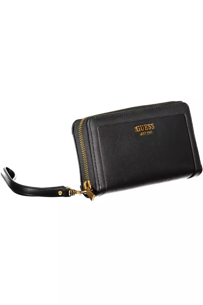 Black Polyethylene Women Wallet