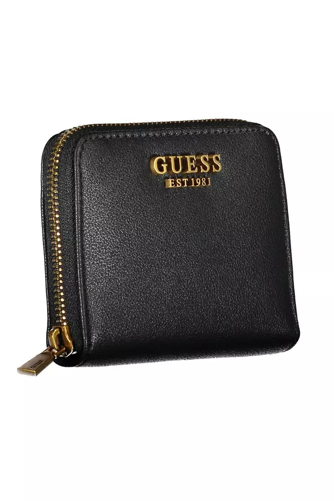Black Polyethylene Women Wallet