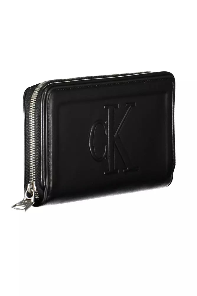 Black Polyethylene Women Wallet