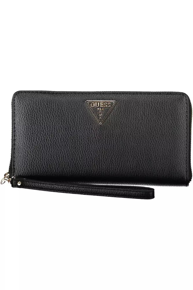 Black Polyethylene Women Wallet