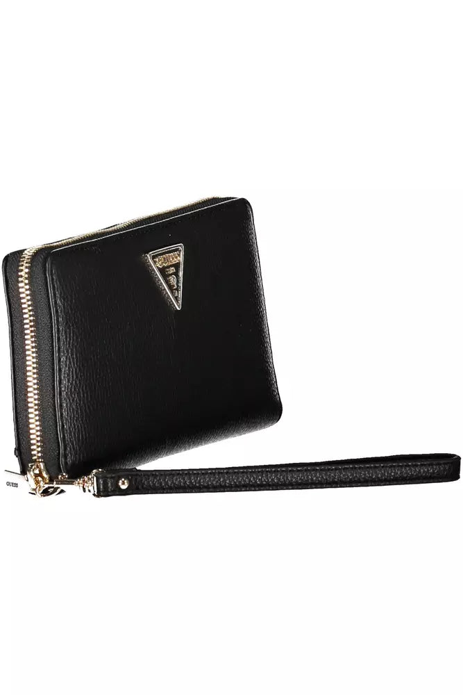Black Polyethylene Women Wallet