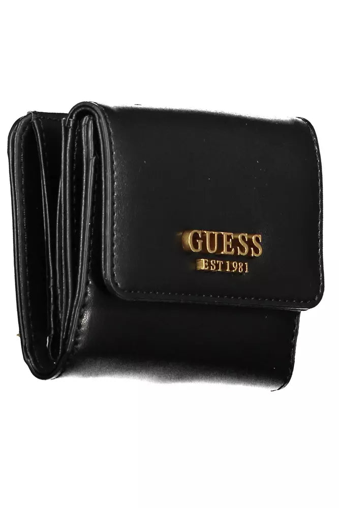 Black Polyethylene Women Wallet
