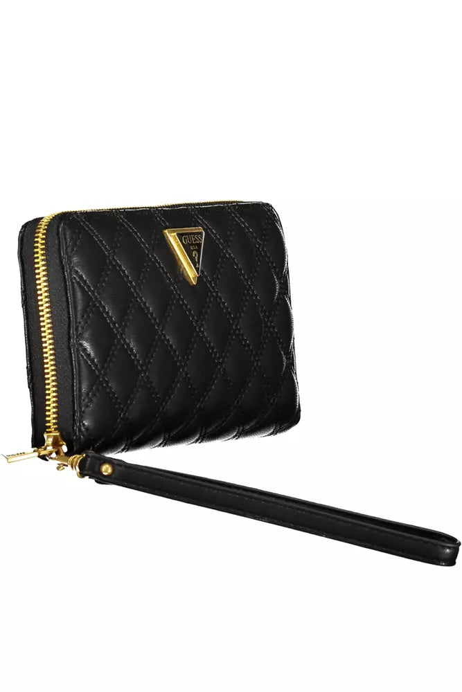 Black Polyethylene Women Wallet