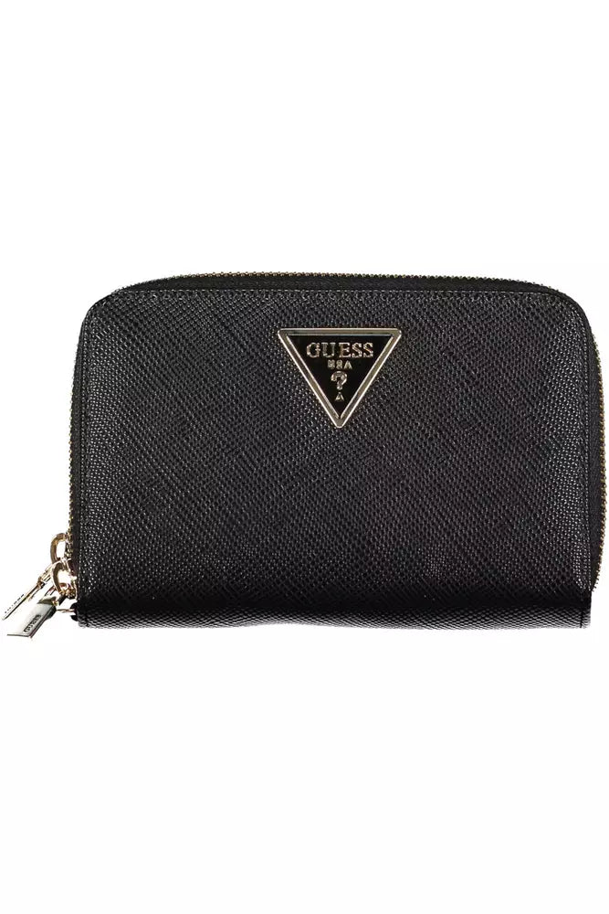 Black Polyethylene Women Wallet